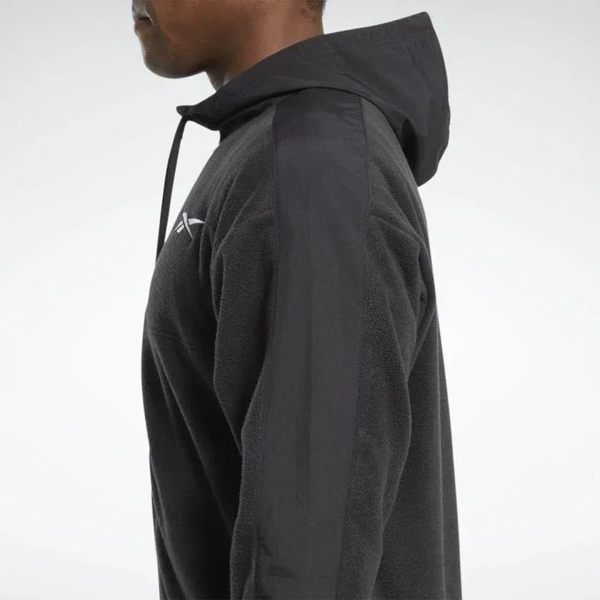 עליונית ריבוק לגבר Reebok WOR FLEECE FZ HOODIE FS8450 - Image 5