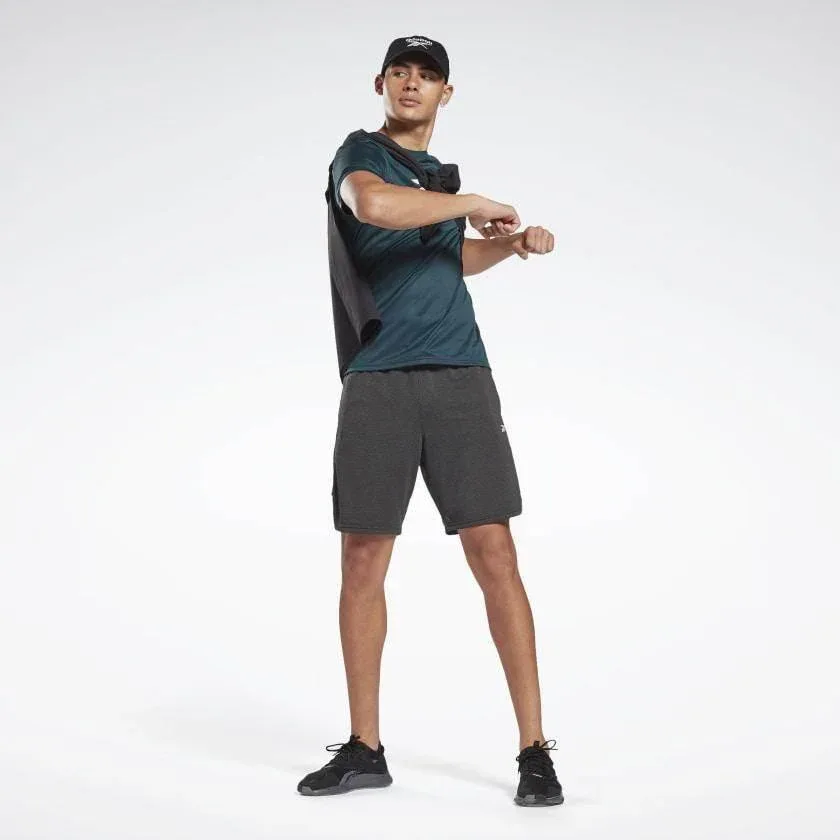 מכנס אימון ריבוק לגברים Reebok WOR MEL KNIT SHORT GJ0911 - Image 3