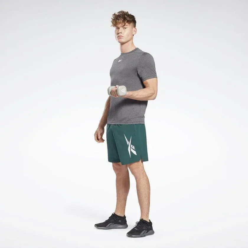 חולצת אימון ריבוק לגברחם Reebok WOR MELANGE SS TEE GJ0700 - Image 2