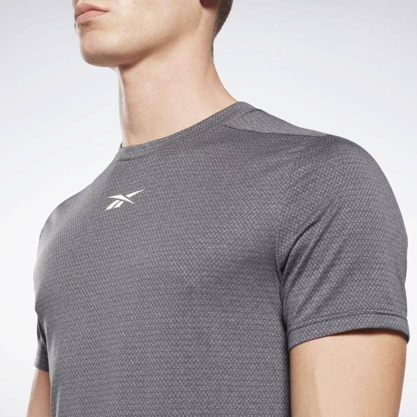 חולצת אימון ריבוק לגברחם Reebok WOR MELANGE SS TEE GJ0700 - Image 3