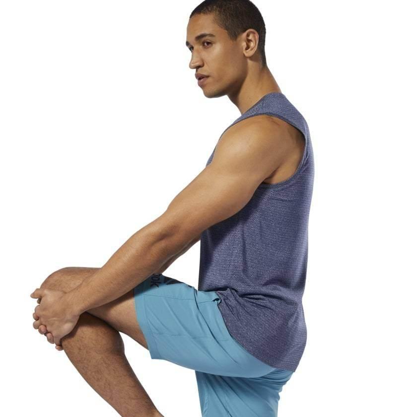 חולצה ללא שרוול ריבוק לגבר Reebok MELANGE TANK DP6144 - Image 3