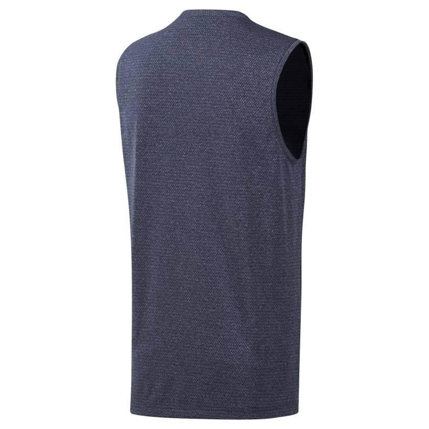 חולצה ללא שרוול ריבוק לגבר Reebok MELANGE TANK DP6144 - Image 5