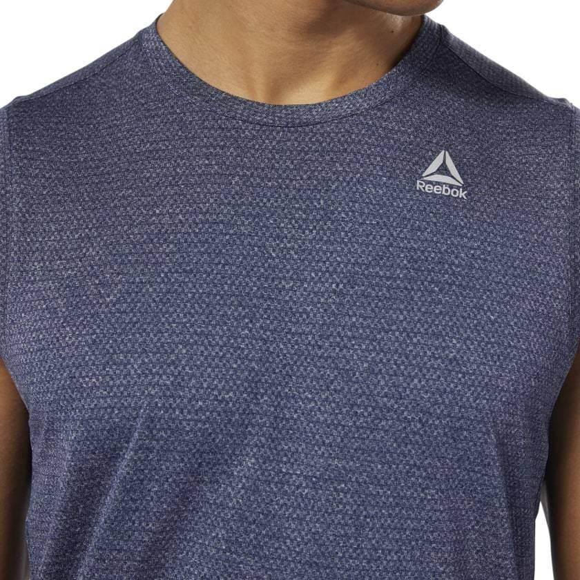 חולצה ללא שרוול ריבוק לגבר Reebok MELANGE TANK DP6144 - Image 6