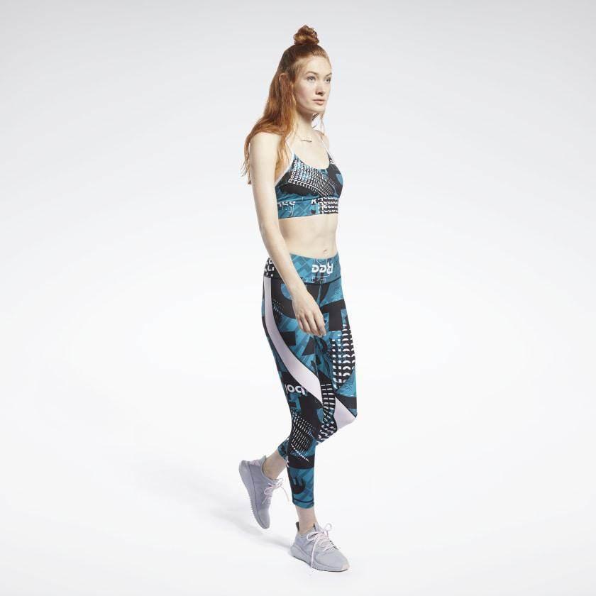 טייטס 7/8 ריבוק לנשים Reebok WOR MYT AOP 7/8s FJ2705 - Image 3
