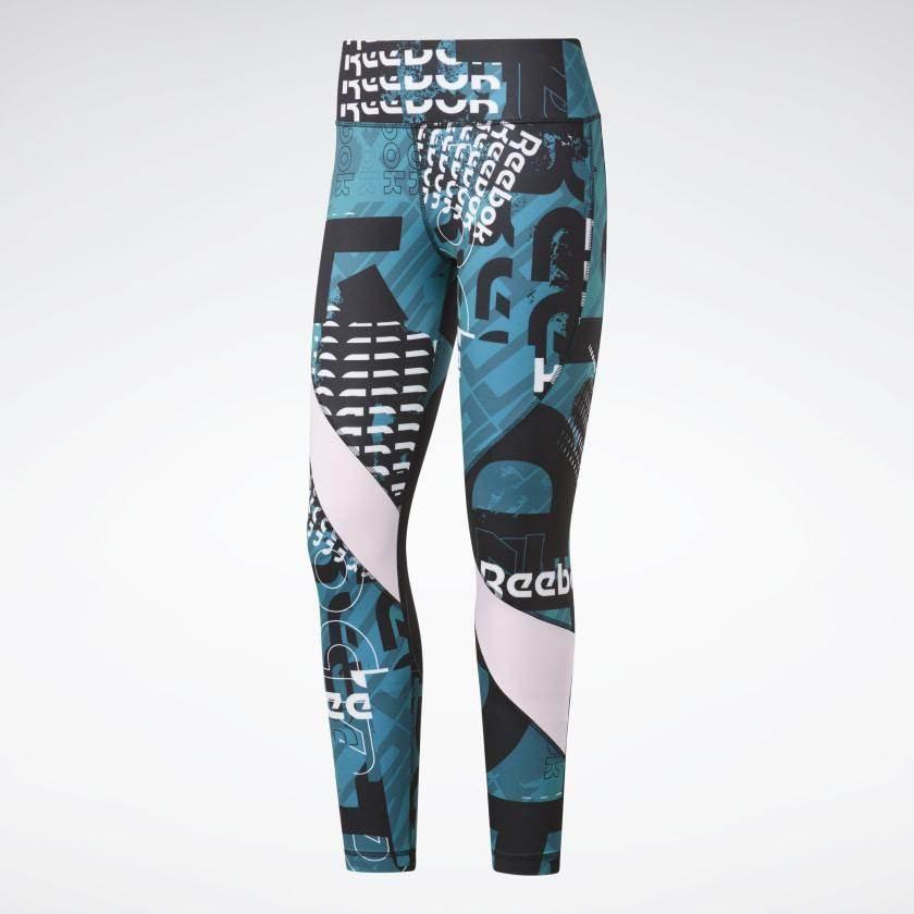 טייטס 7/8 ריבוק לנשים Reebok WOR MYT AOP 7/8s FJ2705 - Image 7
