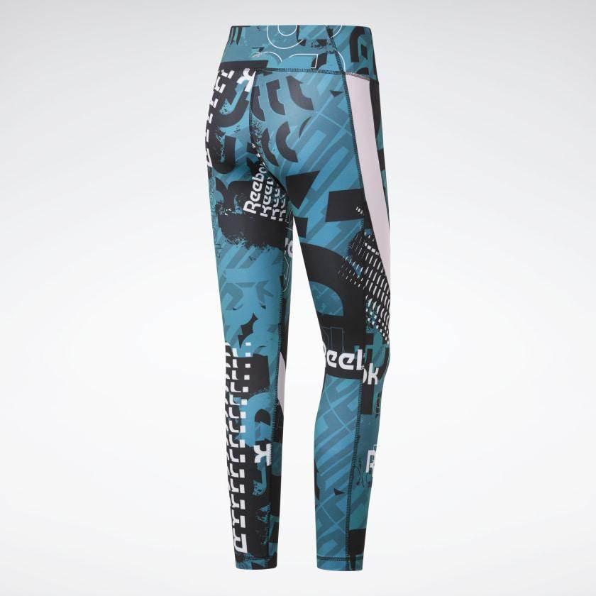 טייטס 7/8 ריבוק לנשים Reebok WOR MYT AOP 7/8s FJ2705 - Image 8