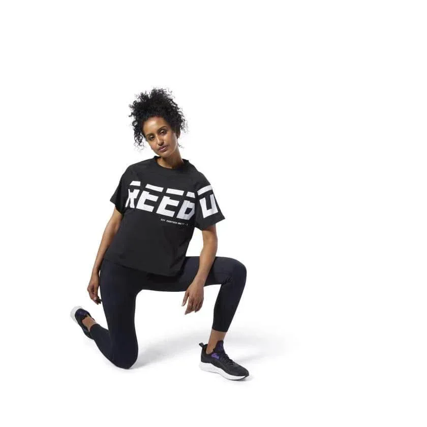 חולצת ריבוק לנשים Reebok WOR MYT GRAPHIC TEE DY8112 - Image 3