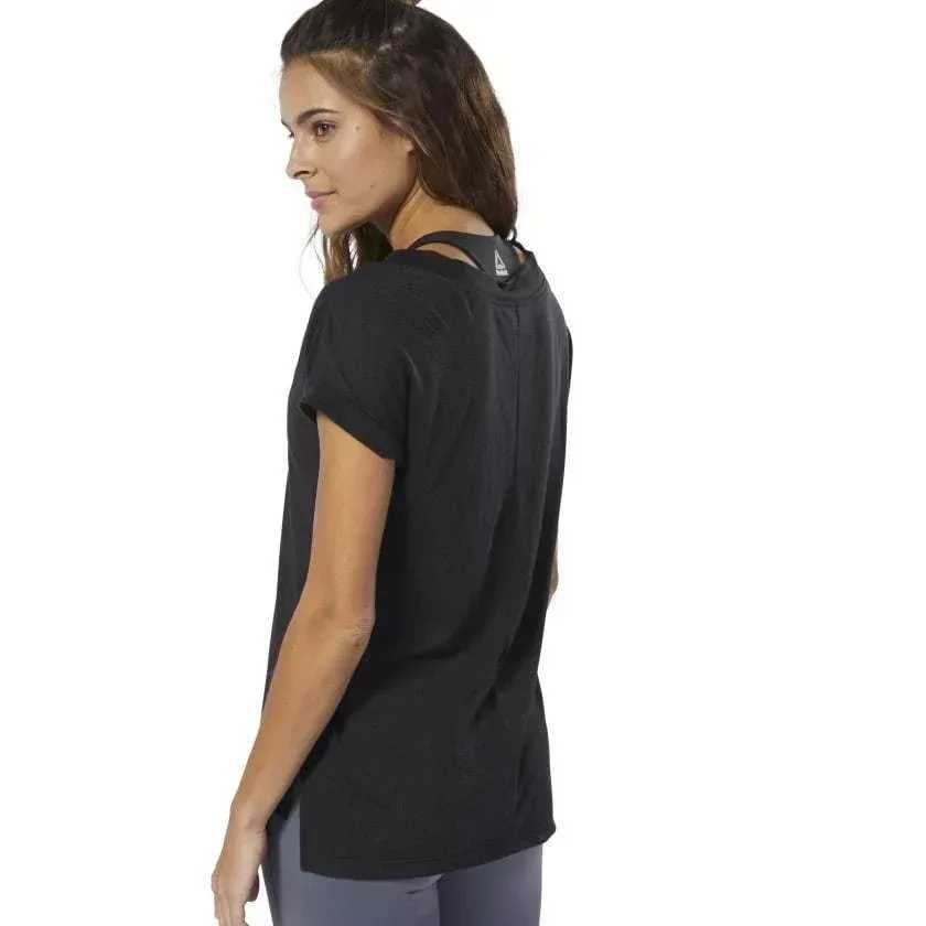 חולצת ריבוק לנשים Reebok WOR SUP DETAIL TEE DU4886 - Image 2