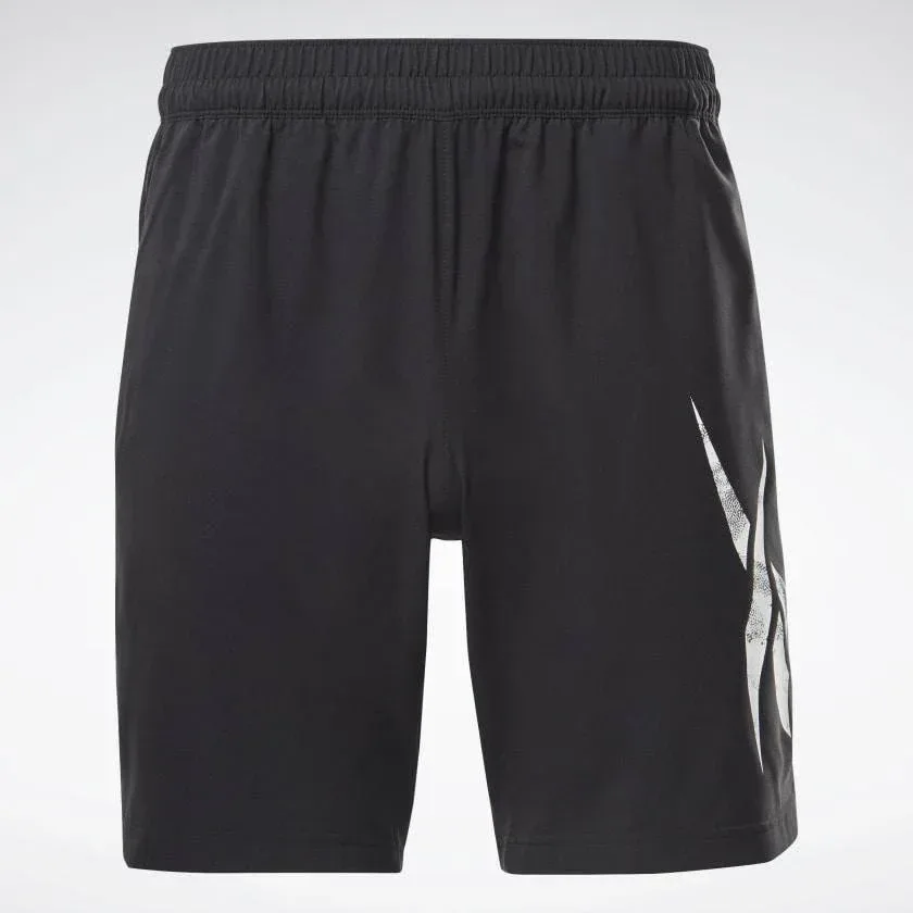 מכנס ריבוק קצר לגבר Reebok WOR WOVEN GRAPHIC SHORT GL3181 - Image 6