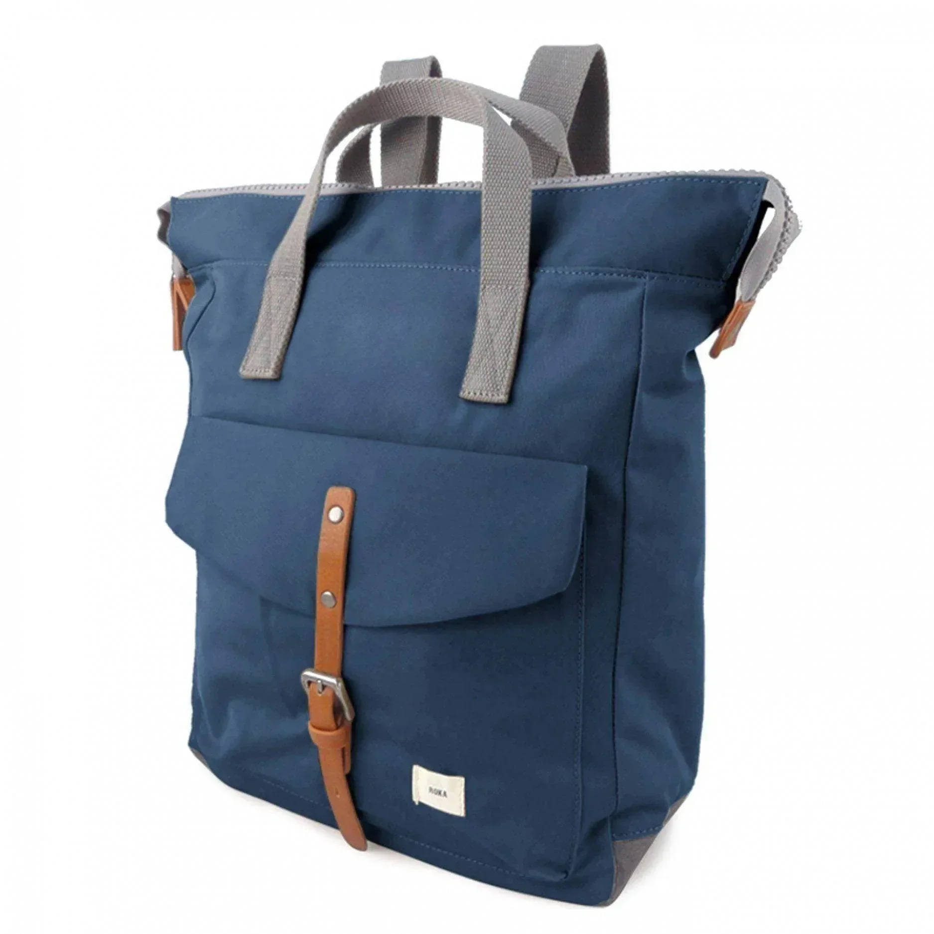 תיק גב מרופד ומרווח עם כיס חיצוני מרובע Roka Back Bag ROK001-R004-00 - Image 2