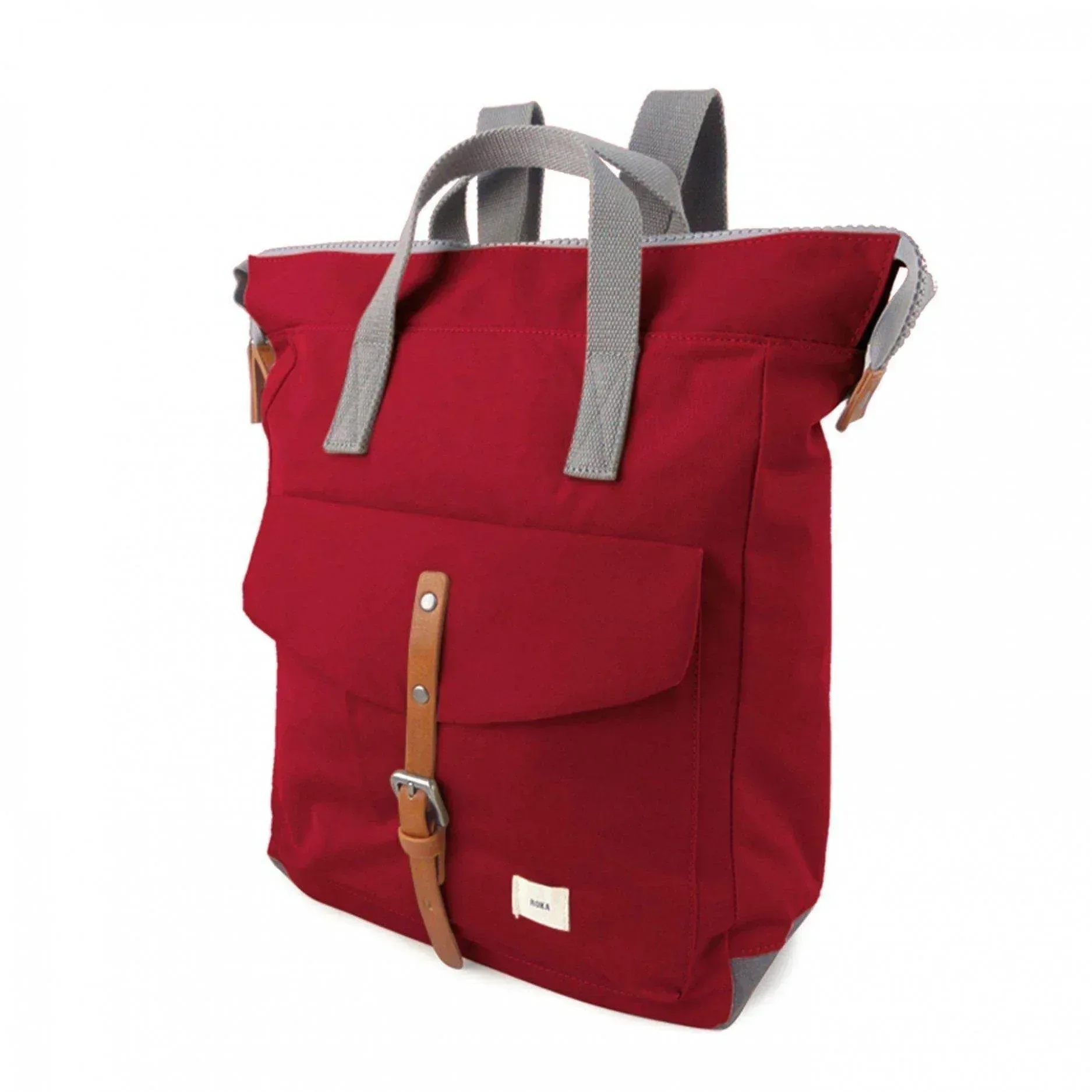 תיק גב מרופד ומרווח עם כיס חיצוני מרובע Roka Back Bag ROK001-R007-00 - Image 2
