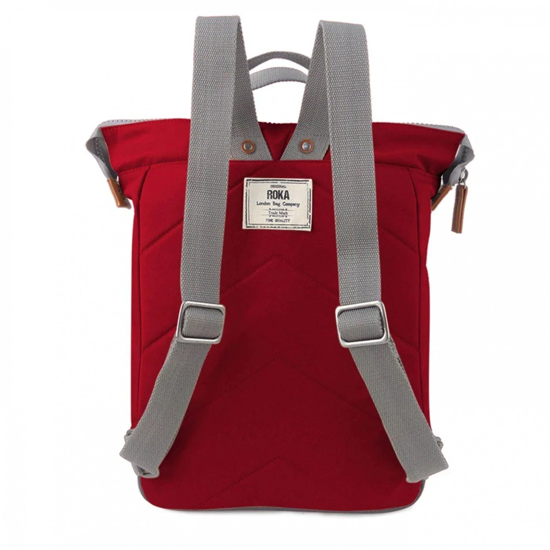 תיק גב מרופד ומרווח עם כיס חיצוני מרובע Roka Back Bag ROK001-R007-00 - Image 3