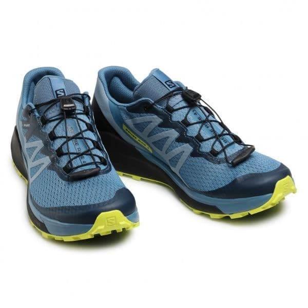 נעלי ריצת שטח סלומון סנס רייד 4 לגברים Salomon 412104 Blue/Yellow Sense Ride 4 - Image 2