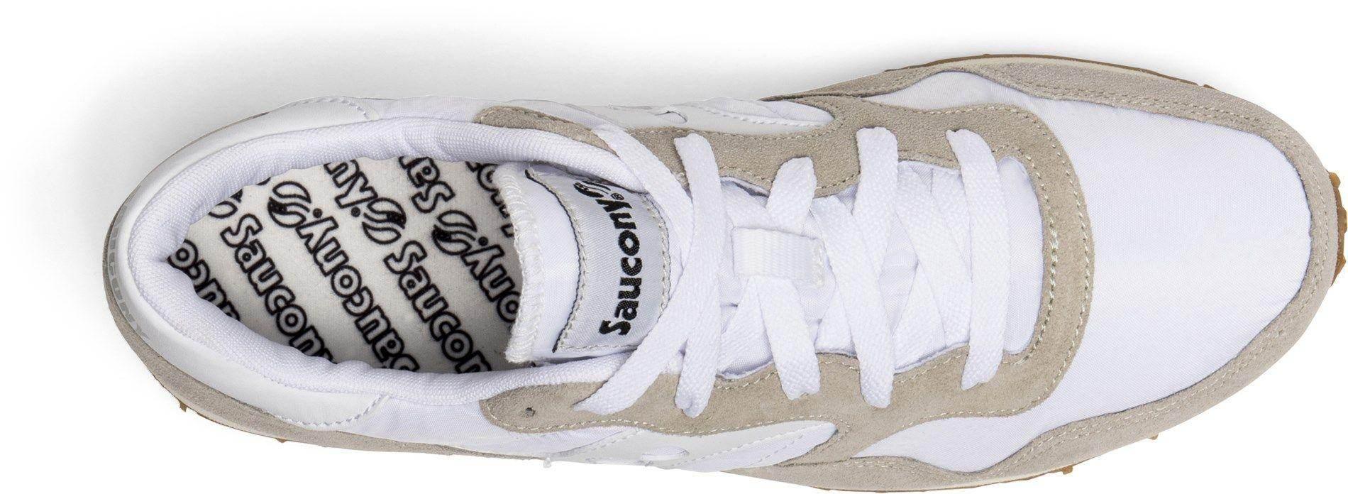 נעלי אופנה סאקוני לגברים Saucony DXN TRAINER VINTAGE WHT/GUM M S70369-17 - Image 4