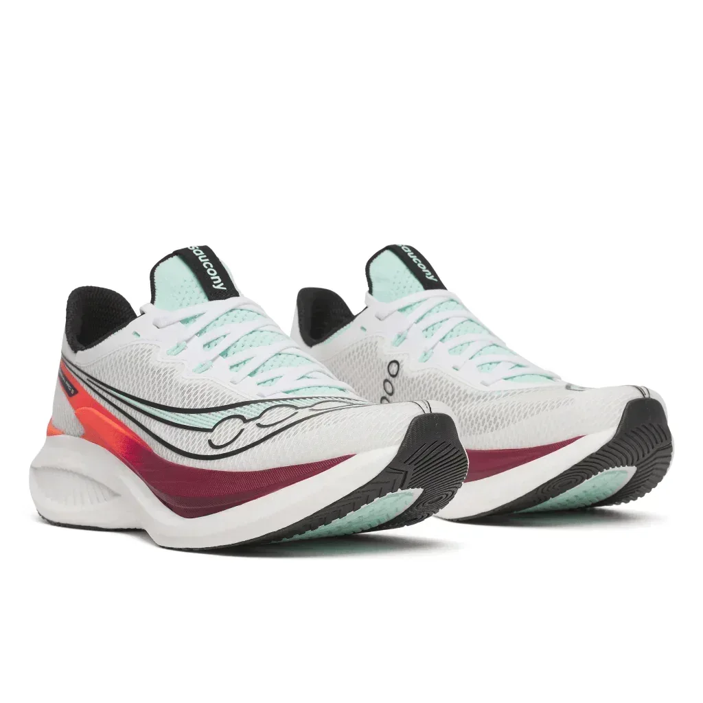 נעלי ריצה סאקוני אנדרופין פרו 5 לגברים Saucony ENDORPHIN PRO 5 WHITE/CRIMSON S21064-172 - Image 3
