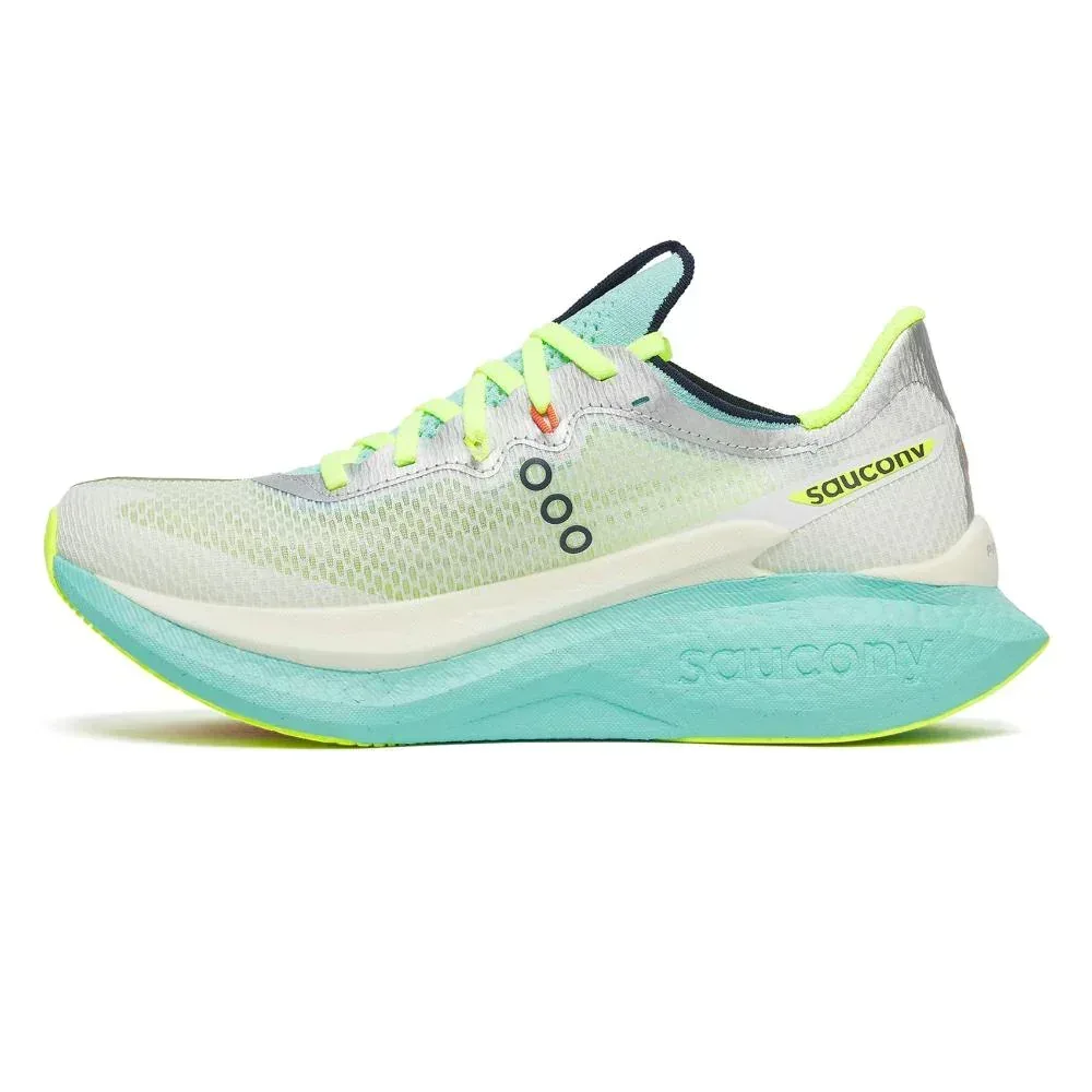 נעלי ריצה סאקוני אנדורפין פרו 5 לנשים Saucony ENDORPHIN PRO 5 WHITE/SPLASH S11064-120 - Image 2