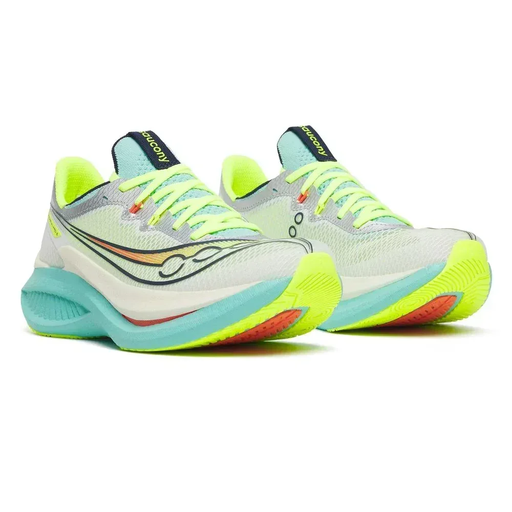 נעלי ריצה סאקוני אנדורפין פרו 5 לנשים Saucony ENDORPHIN PRO 5 WHITE/SPLASH S11064-120 - Image 3