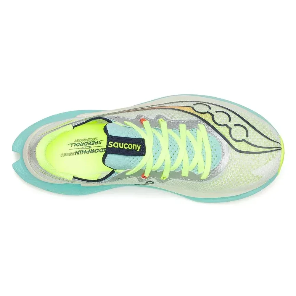 נעלי ריצה סאקוני אנדורפין פרו 5 לנשים Saucony ENDORPHIN PRO 5 WHITE/SPLASH S11064-120 - Image 4
