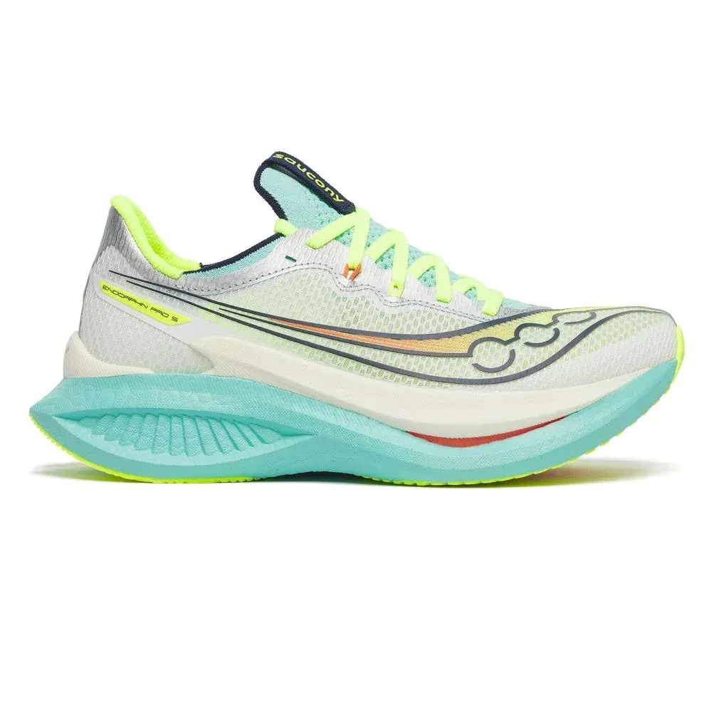 נעלי ריצה סאקוני אנדורפין פרו 5 לנשים Saucony ENDORPHIN PRO 5 WHITE/SPLASH S11064-120 - Image 6