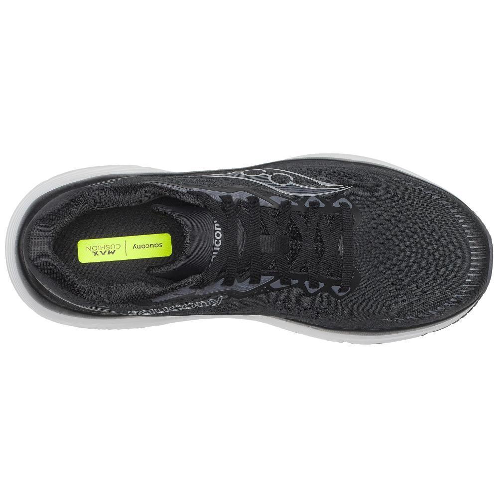 נעלי ריצה סאקוני גייד 10 אקסטרה רחבות לגברים Saucony GUIDE 19 (4E) BLACK/SILVER S21060-100 - Image 2