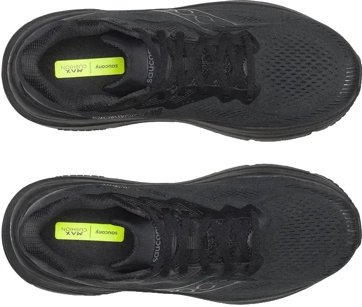 נעלי ריצה סאקוני גלייד 19 רחבות לגברים Saucony GUIDE 19 TRIPLE BLACK (2E) S21059-101 - Image 5