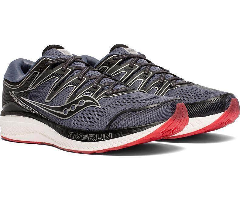 נעלי סאקוני הוריקן גברים Saucony HURRICANE ISO 5 GRY/BLK W S20461-1 - Image 3