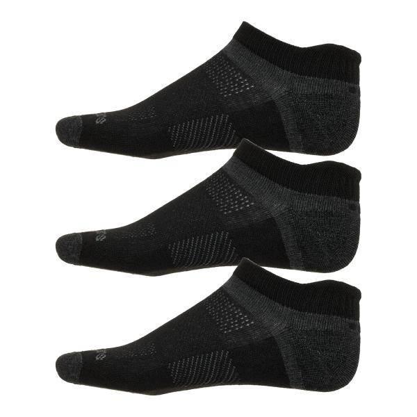 גרבי ריצה סאקוני לגברים Saucony Socks M S385170-002 3 PK No Show Black - Image 2