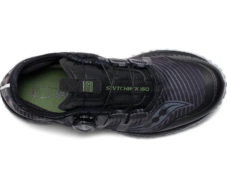 נעלי סאקוני גברים Saucony SWITCHBACK ISO BLK/GRY M S20482-1 - Image 4