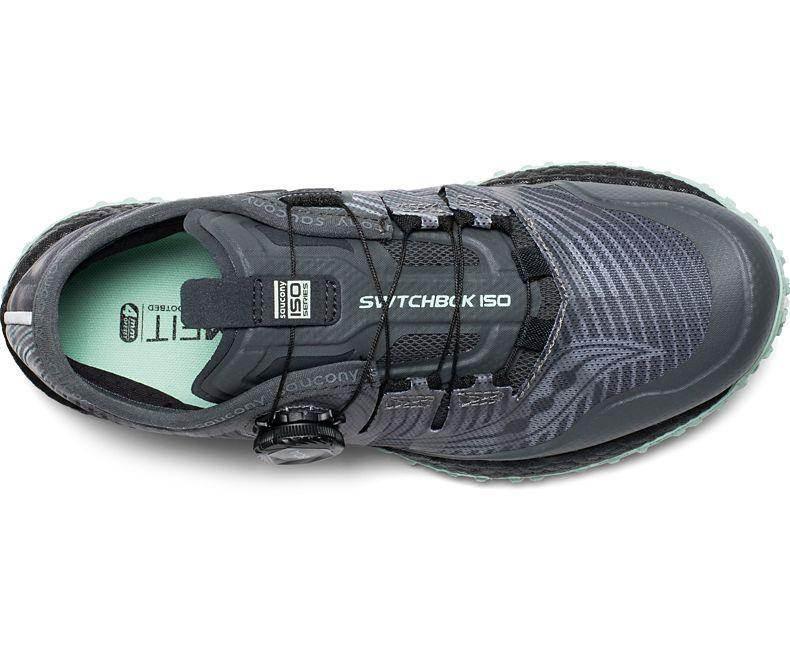 נעלי סאקוני נשים Saucony SWITCHBACK ISO GRY/MNT M S10482-1 - Image 4