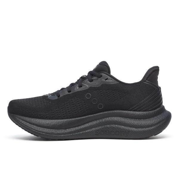 נעלי ריצה טריומף 23 רחבות לגברים Saucony TRIUMPH 23 BLACK Wide S21024-201 - Image 3