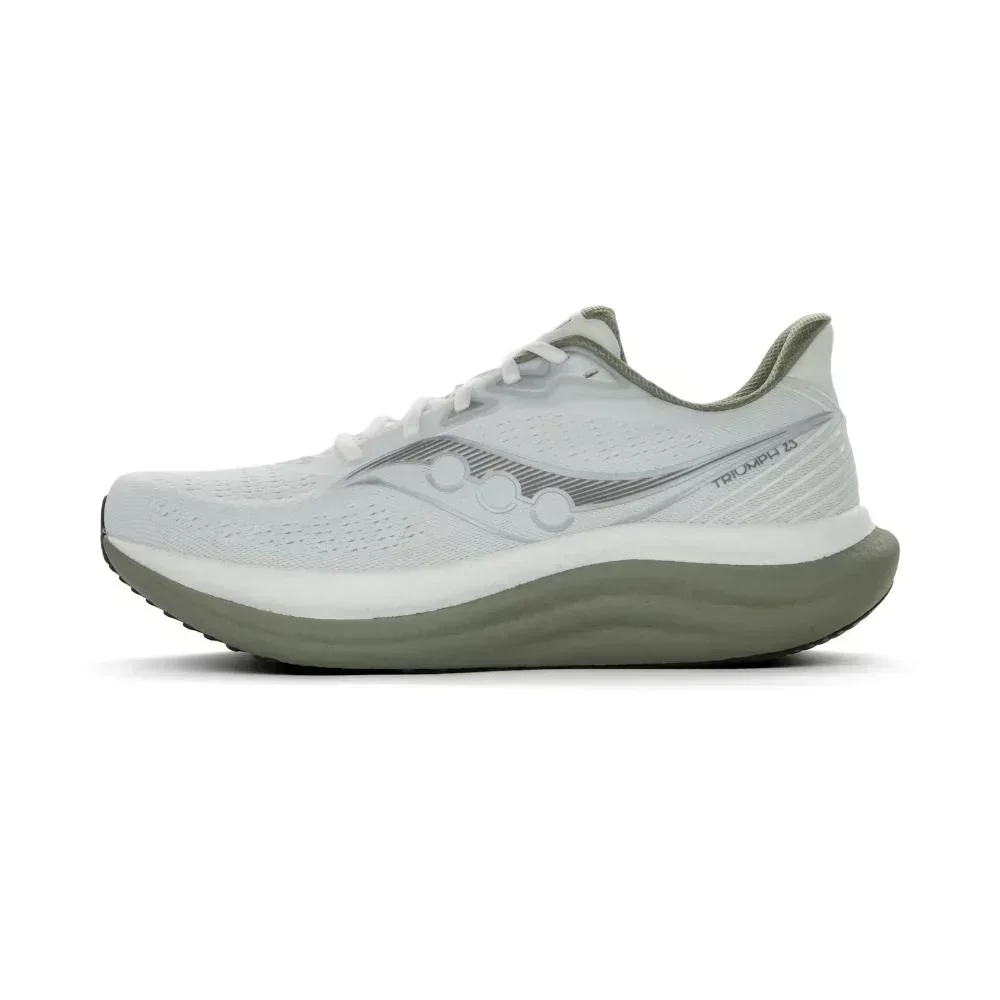 נעלי ריצה סאקוני טריומף 23 לגברים Saucony TRIUMPH 23 WHITE/LAUREL S21023-130 - Image 2