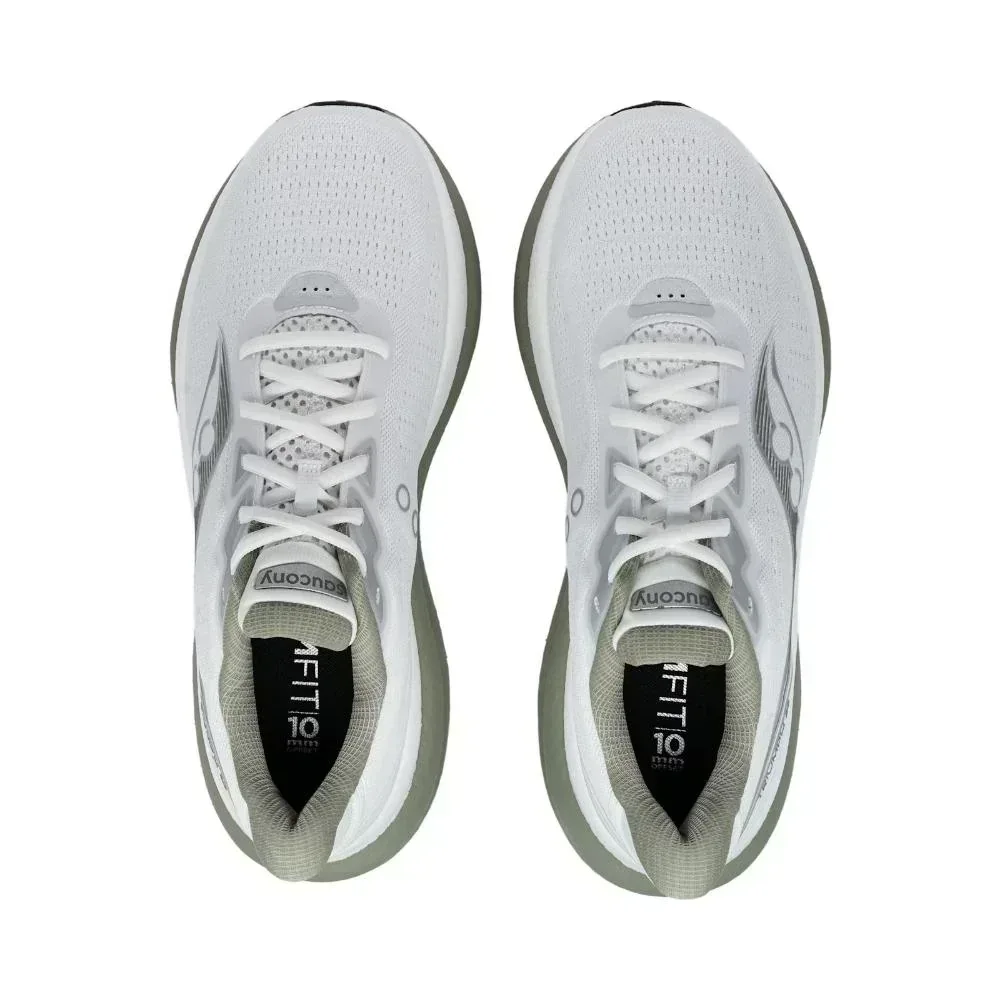 נעלי ריצה סאקוני טריומף 23 לגברים Saucony TRIUMPH 23 WHITE/LAUREL S21023-130 - Image 4