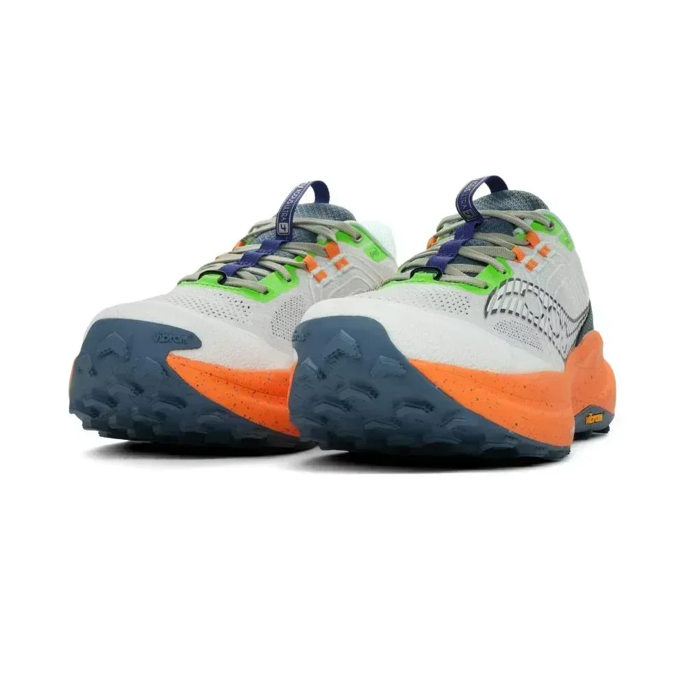 נעלי ריצת שטח סאקוני אקסודוס אולטרה 4 לגברים Saucony XODUS ULTRA 4 WHITE/TUMERIC S21032-150 - Image 2