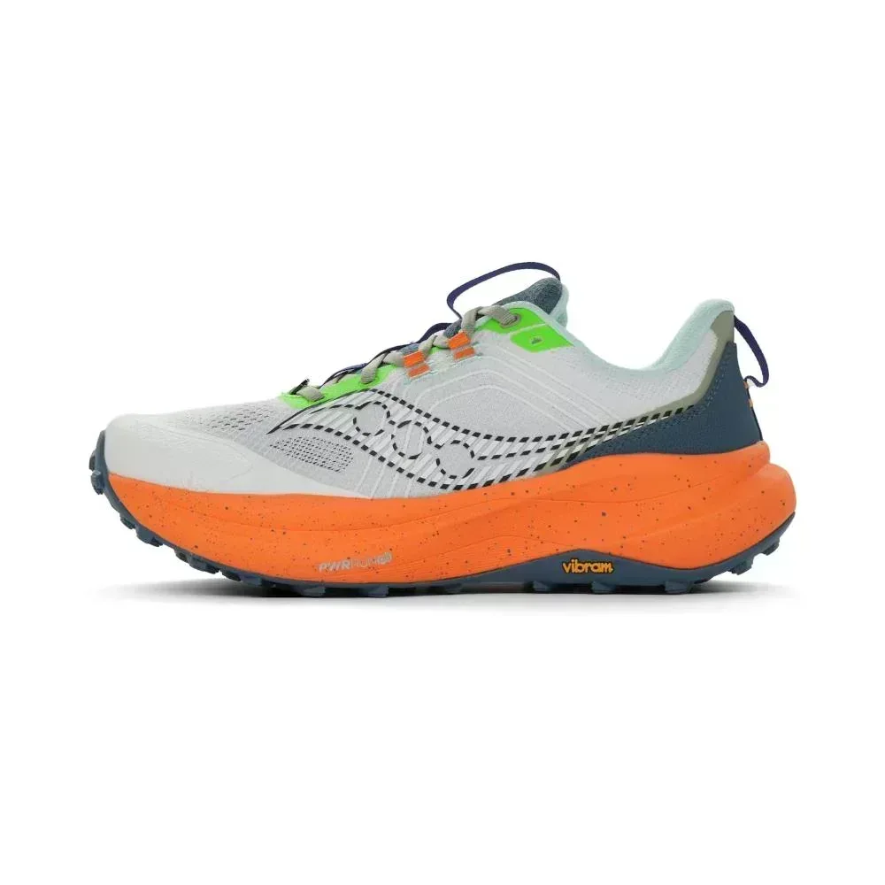נעלי ריצת שטח סאקוני אקסודוס אולטרה 4 לגברים Saucony XODUS ULTRA 4 WHITE/TUMERIC S21032-150 - Image 3
