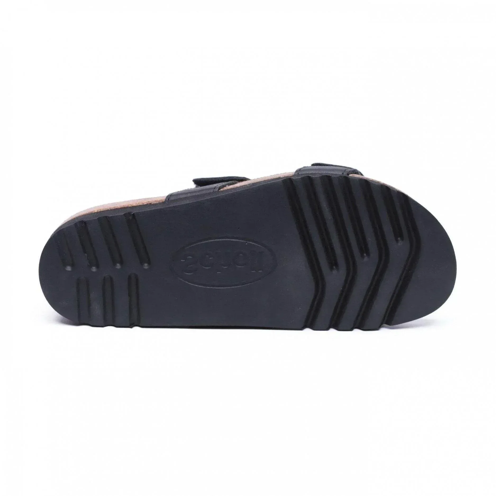 כפכף נשים שחור עם רצועות מעור Scholl SCF25435 LUSAKA Black - Image 4
