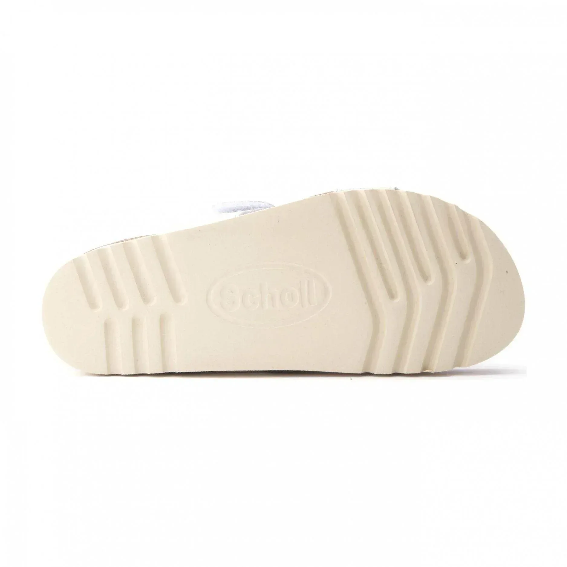כפכף נשים שחור עם רצועות מעור Scholl SCF25435 LUSAKA White - Image 4