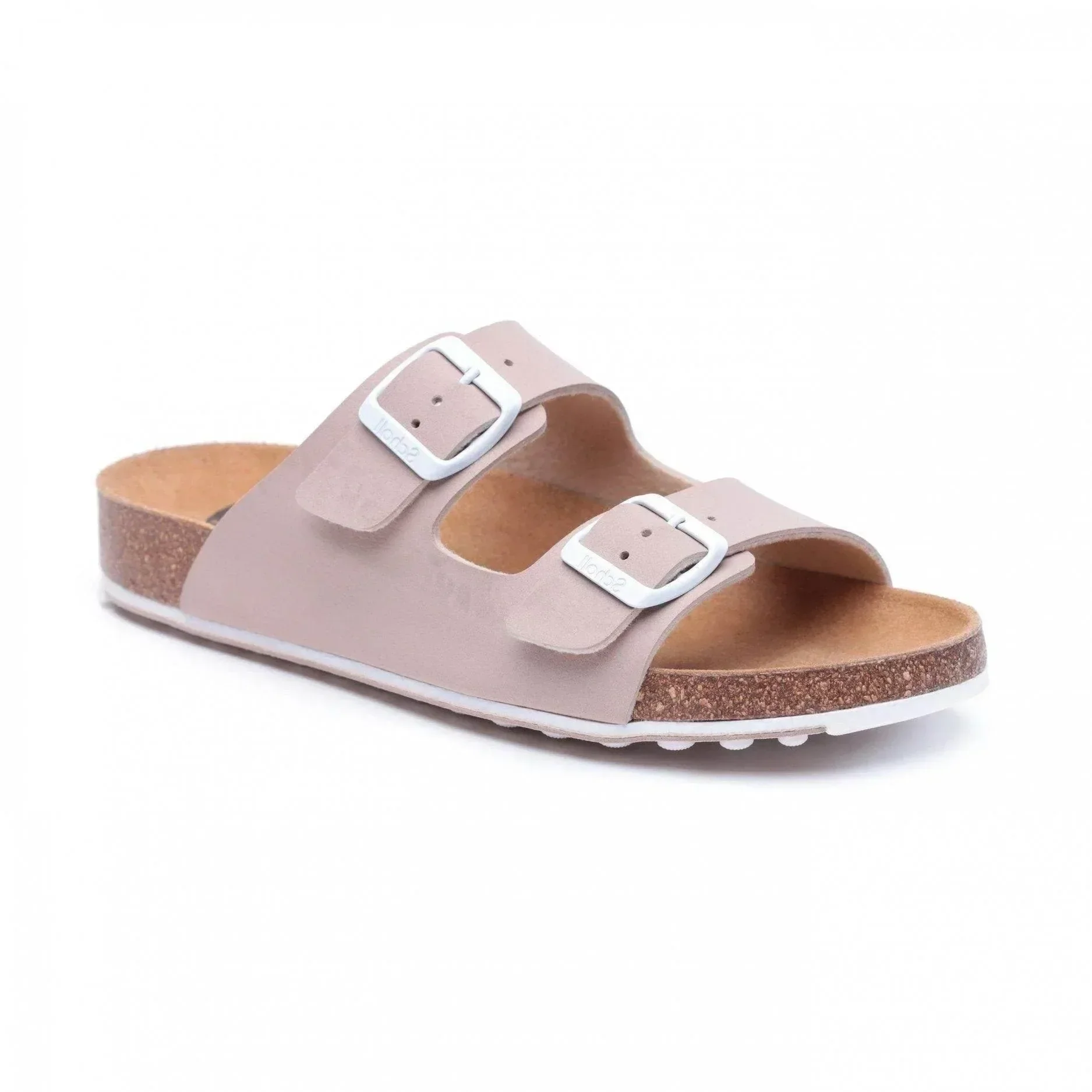 כפכף נוחות עם רצועות בצבע בז' Scholl SCF26722 ,BEIGE/WHITE - Image 2