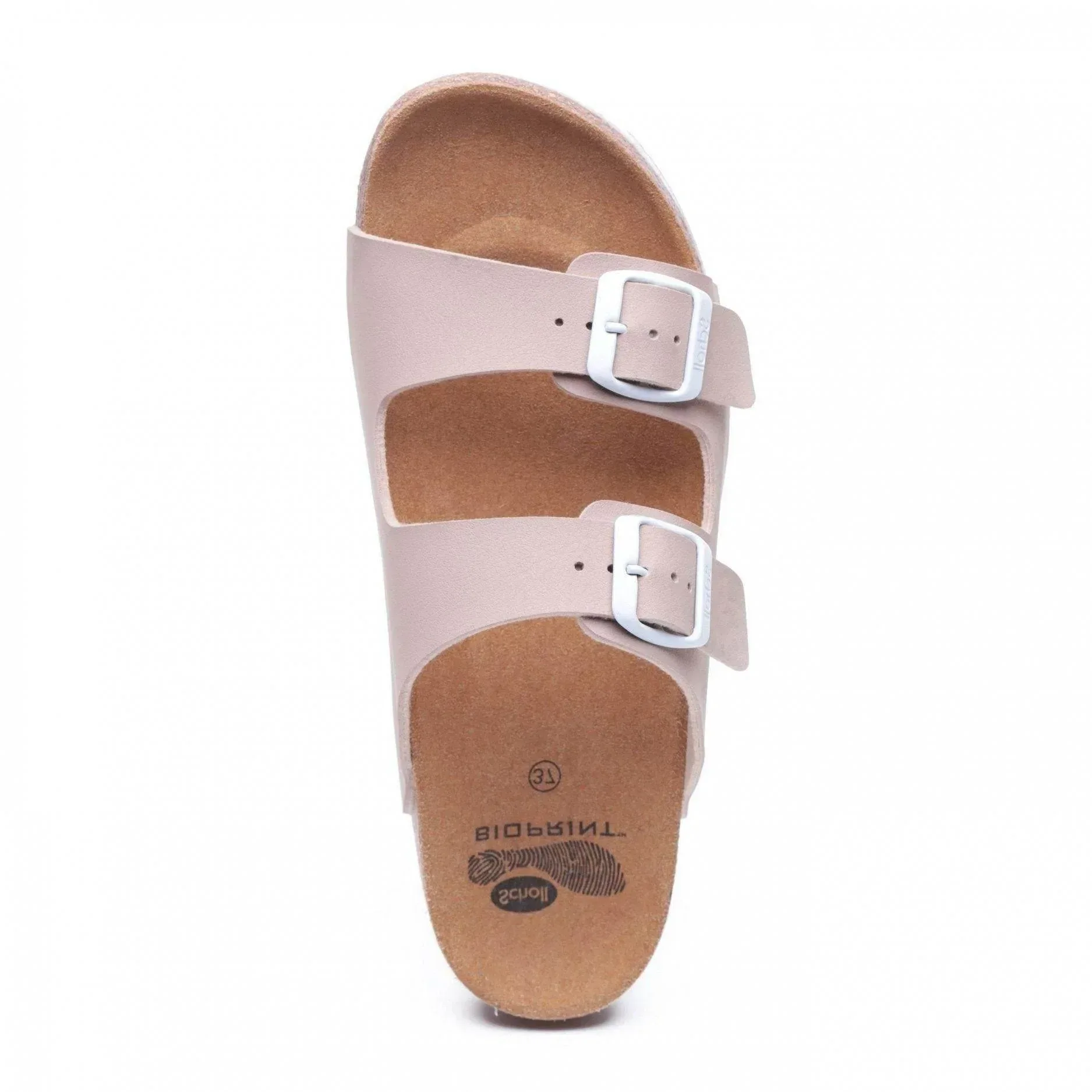 כפכף נוחות עם רצועות בצבע בז' Scholl SCF26722 ,BEIGE/WHITE - Image 3