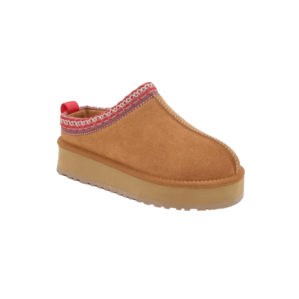 כפכפי פרווה פלטפורמה סבנטי ניין לנשים Seventy Nine Lotem Camel SNNEW567-CAM - Image 2