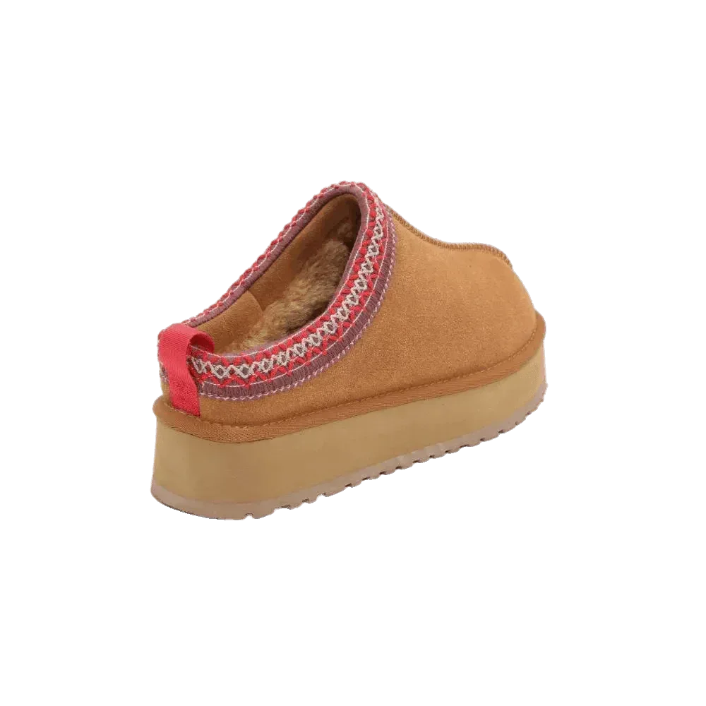 כפכפי פרווה פלטפורמה סבנטי ניין לנשים Seventy Nine Lotem Camel SNNEW567-CAM - Image 3