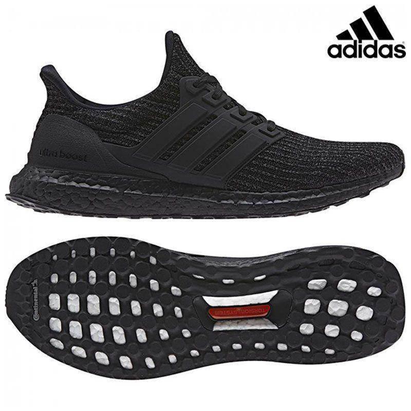 נעלי ריצה אדידס אולטרה בוסט  UltraBoost F36641 Triple Black - Image 6